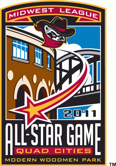 Midwest League All-Star Game 2011 primary logo iron on transfers for clothing